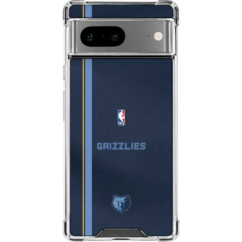 NBA Memphis Grizzlies Jersey Google Pixel 8 Clear Case